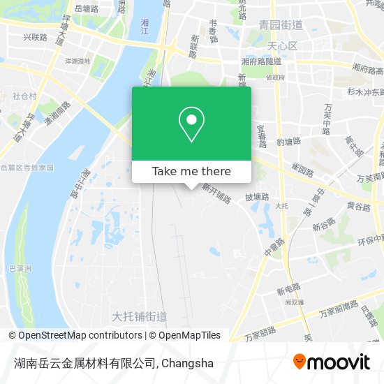湖南岳云金属材料有限公司 map