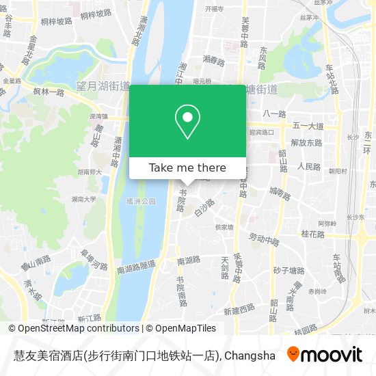 慧友美宿酒店(步行街南门口地铁站一店) map