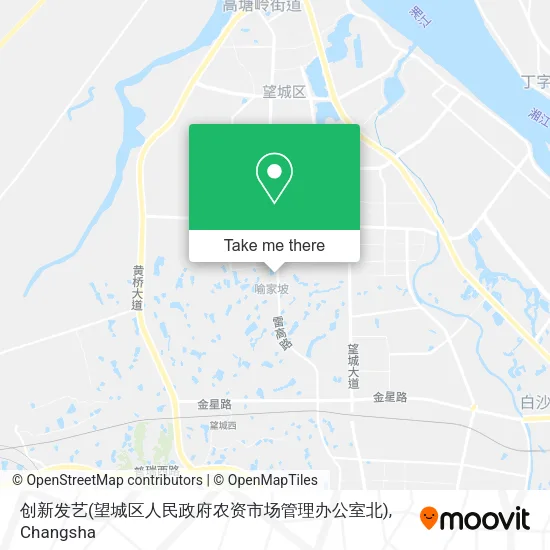 创新发艺(望城区人民政府农资市场管理办公室北) map