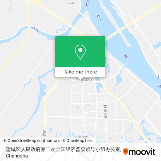 望城区人民政府第二次全国经济普查领导小组办公室 map