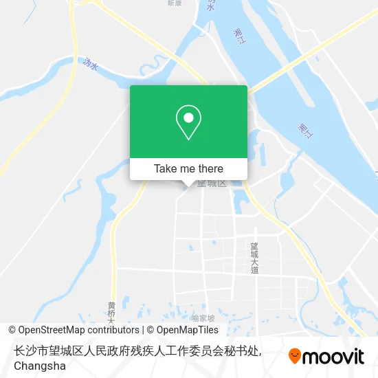 长沙市望城区人民政府残疾人工作委员会秘书处 map