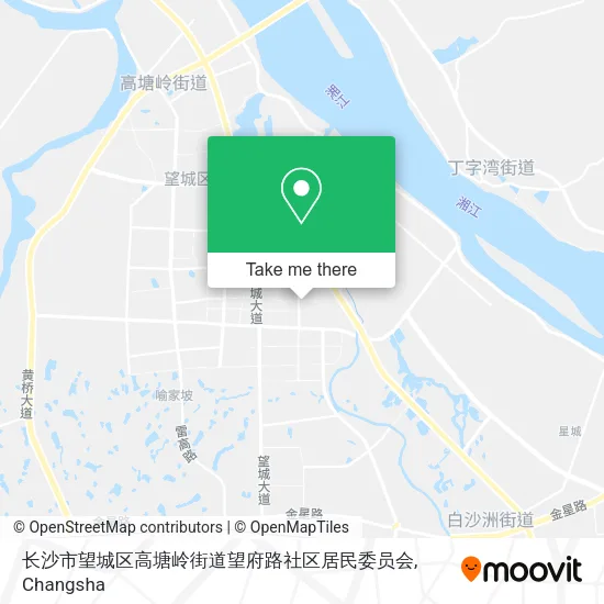 长沙市望城区高塘岭街道望府路社区居民委员会 map