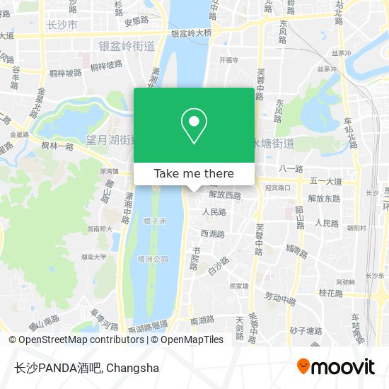 长沙PANDA酒吧 map
