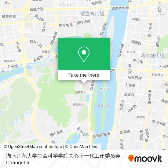 湖南师范大学生命科学学院关心下一代工作委员会 map