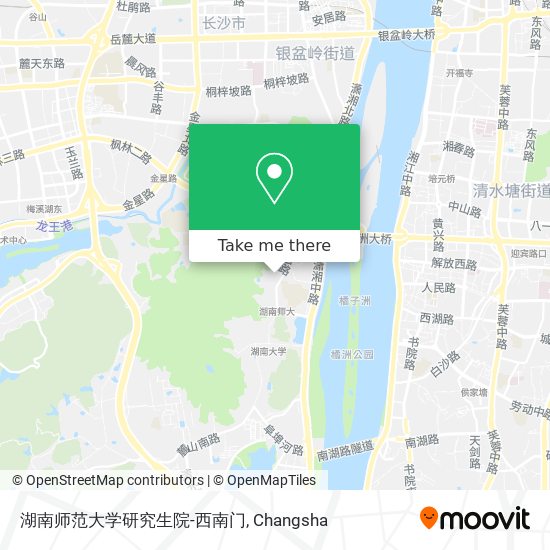 湖南师范大学研究生院-西南门 map