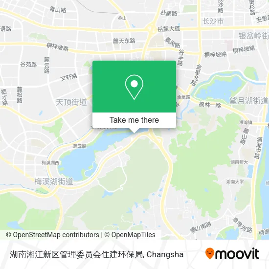 湖南湘江新区管理委员会住建环保局 map