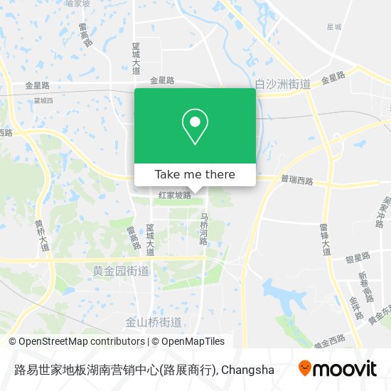 路易世家地板湖南营销中心(路展商行) map