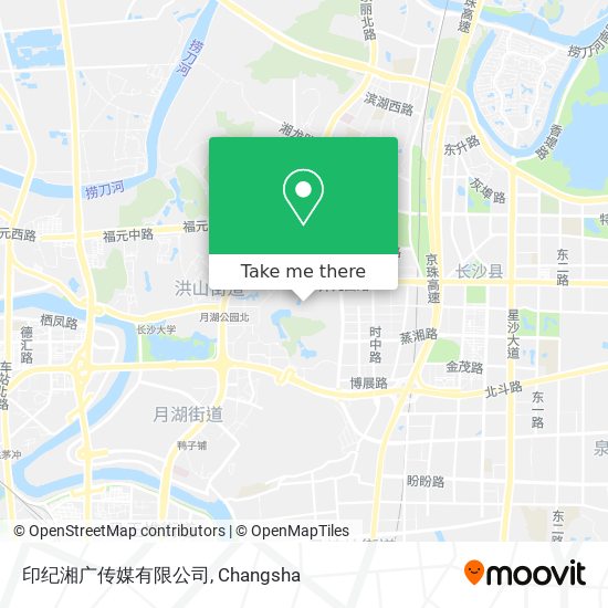 印纪湘广传媒有限公司 map