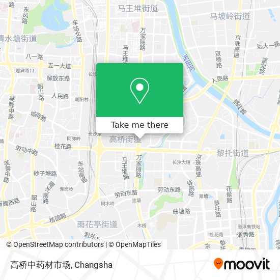 高桥中药材市场 map