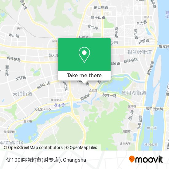 优100购物超市(财专店) map