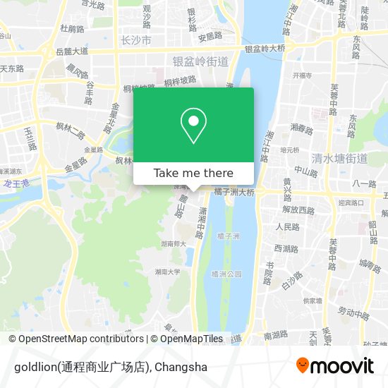 goldlion(通程商业广场店) map