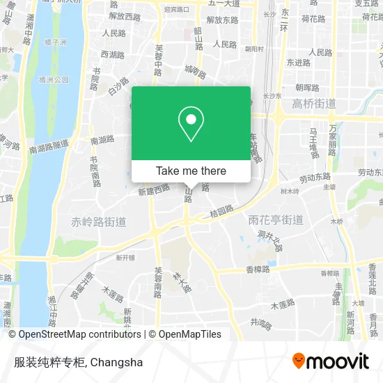 服装纯粹专柜 map