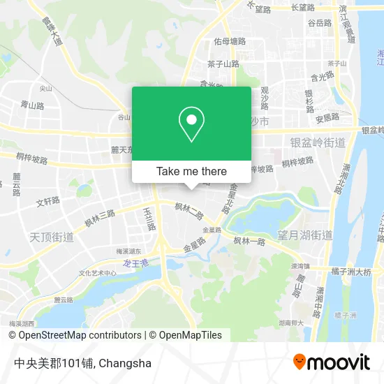 中央美郡101铺 map