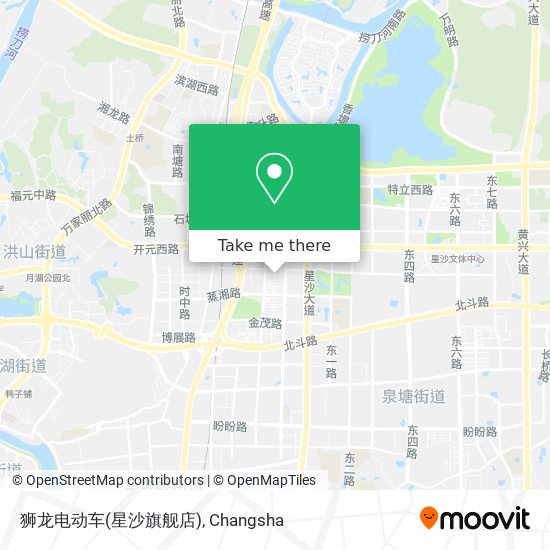 狮龙电动车(星沙旗舰店) map