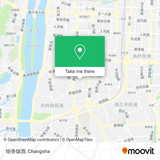 细香烟酒 map