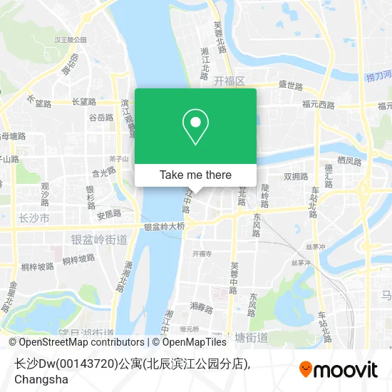 长沙Dw(00143720)公寓(北辰滨江公园分店) map