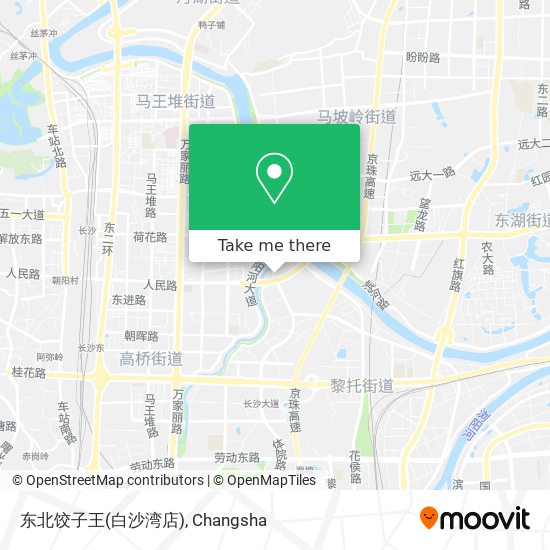 东北饺子王(白沙湾店) map