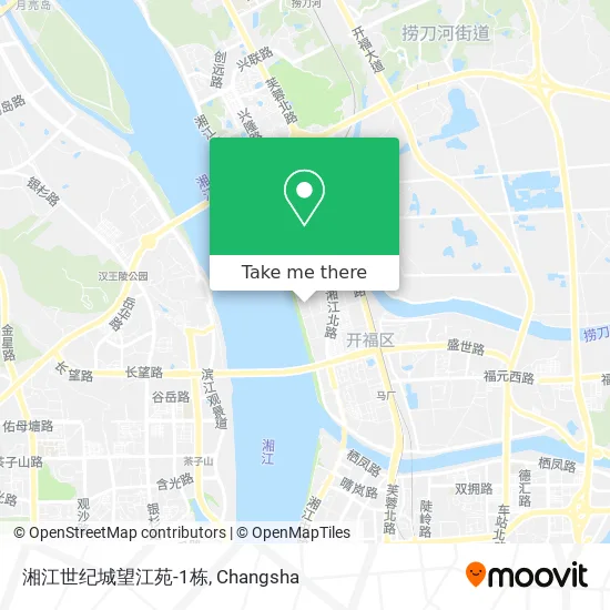 湘江世纪城望江苑-1栋 map