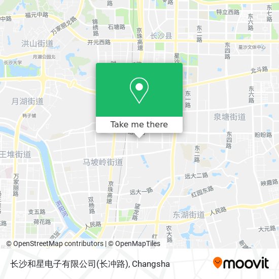 长沙和星电子有限公司(长冲路) map