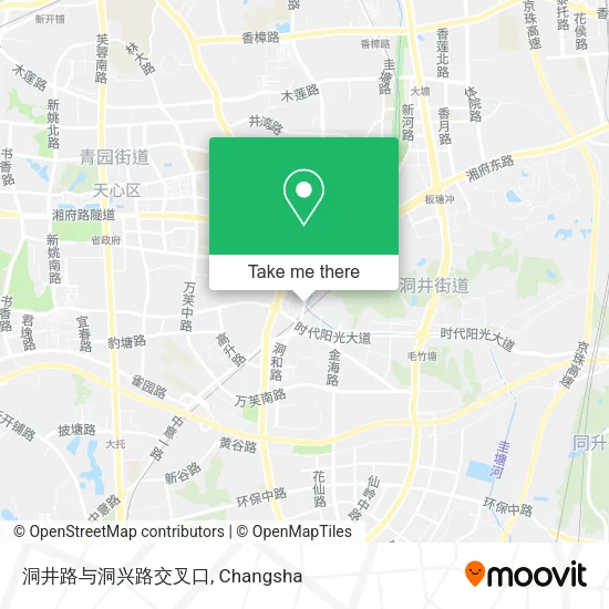 洞井路与洞兴路交叉口 map
