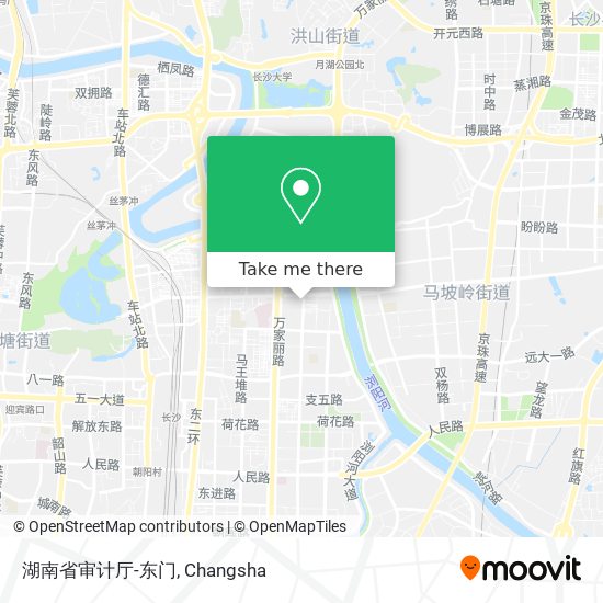 湖南省审计厅-东门 map