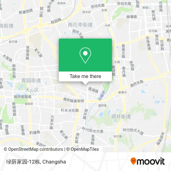 绿荫家园-12栋 map