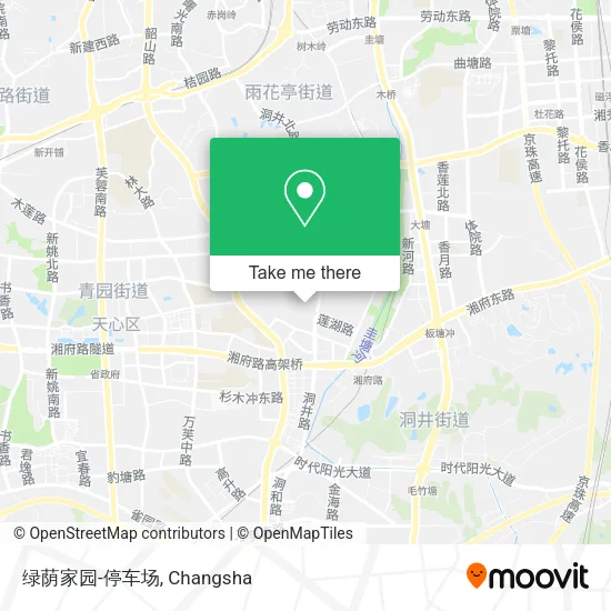 绿荫家园-停车场 map