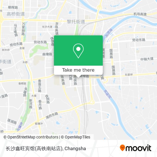 长沙鑫旺宾馆(高铁南站店) map