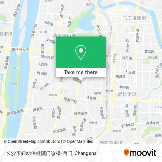 长沙市妇幼保健院门诊楼-西门 map