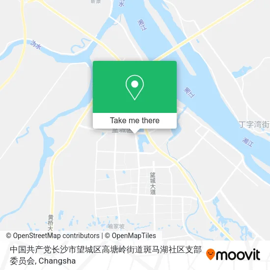中国共产党长沙市望城区高塘岭街道斑马湖社区支部委员会 map