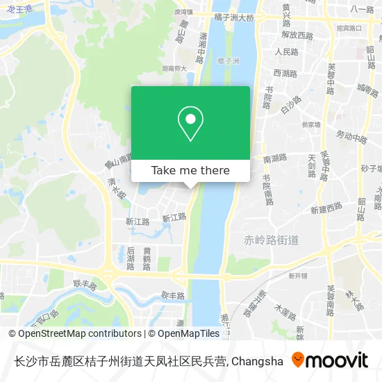 长沙市岳麓区桔子州街道天凤社区民兵营 map