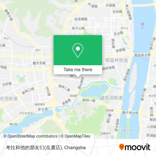考拉和他的朋友们(岳麓店) map