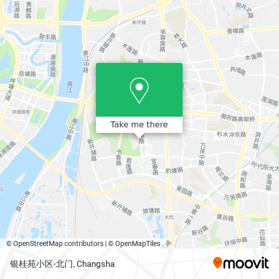 银桂苑小区-北门 map