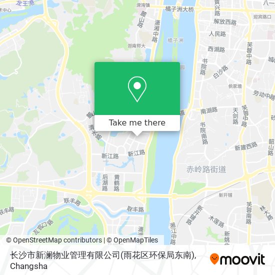 长沙市新澜物业管理有限公司(雨花区环保局东南) map