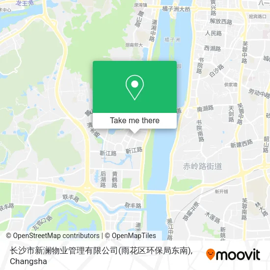 长沙市新澜物业管理有限公司(雨花区环保局东南) map