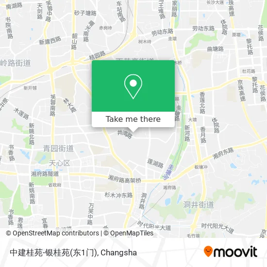 中建桂苑-银桂苑(东1门) map