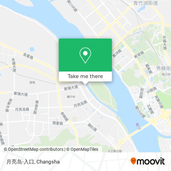 月亮岛-入口 map