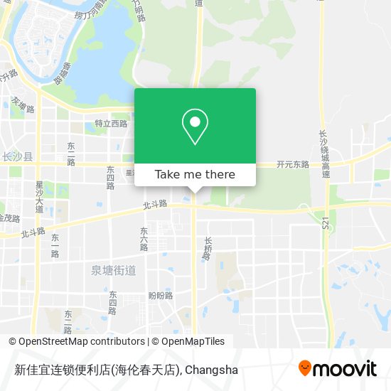 新佳宜连锁便利店(海伦春天店) map