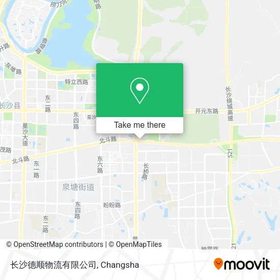 长沙德顺物流有限公司 map