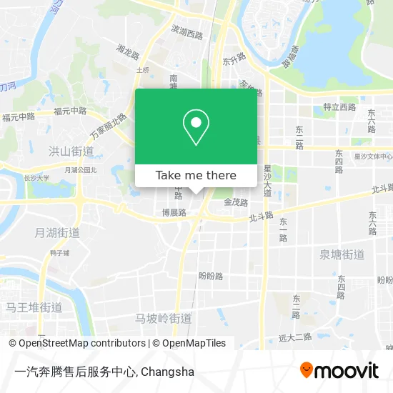 一汽奔腾售后服务中心 map