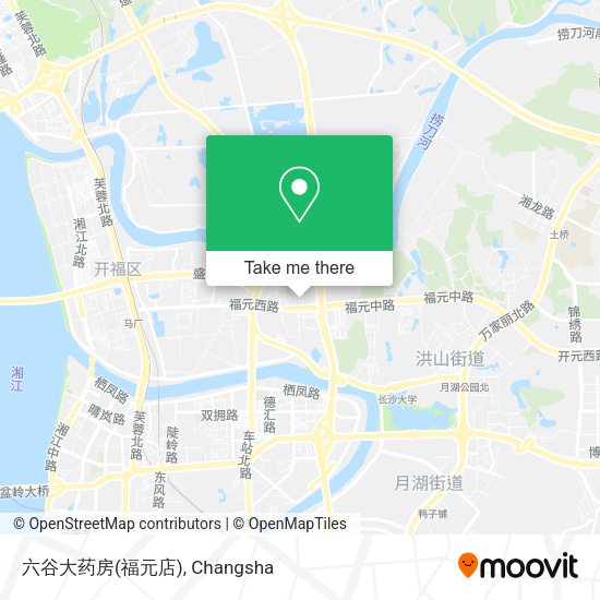 六谷大药房(福元店) map