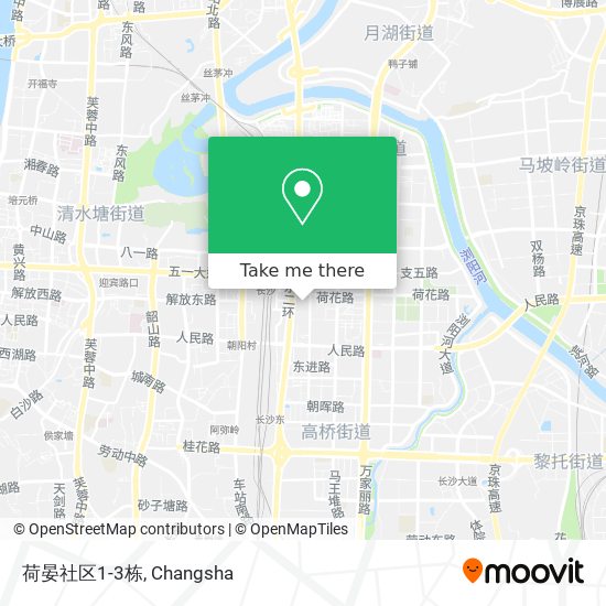 荷晏社区1-3栋 map