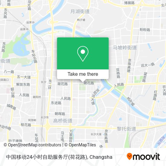 中国移动24小时自助服务厅(荷花路) map