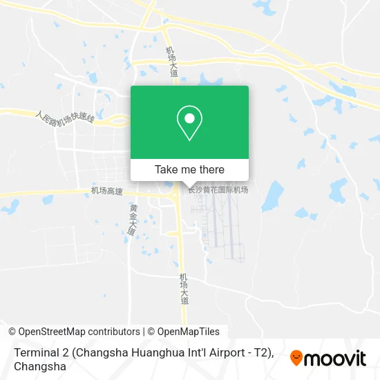 Terminal 2 (Changsha Huanghua Int'l Airport - T2) map