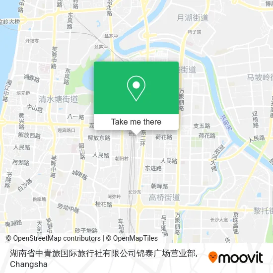 湖南省中青旅国际旅行社有限公司锦泰广场营业部 map