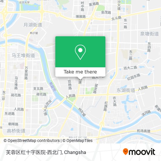 芙蓉区红十字医院-西北门 map