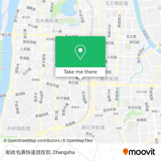 邮政包裹快递揽投部 map