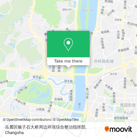 岳麓区猴子石大桥周边环境综合整治指挥部 map