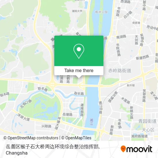 岳麓区猴子石大桥周边环境综合整治指挥部 map