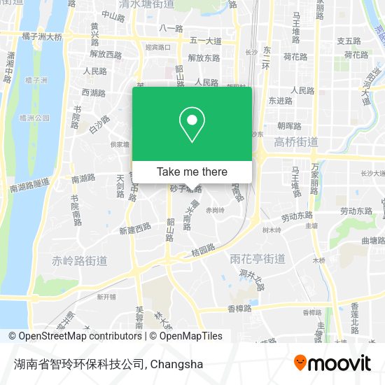 湖南省智玲环保科技公司 map